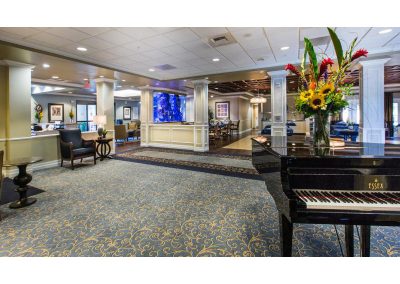 Grand piano in the lobby of The Heights of Summerlin